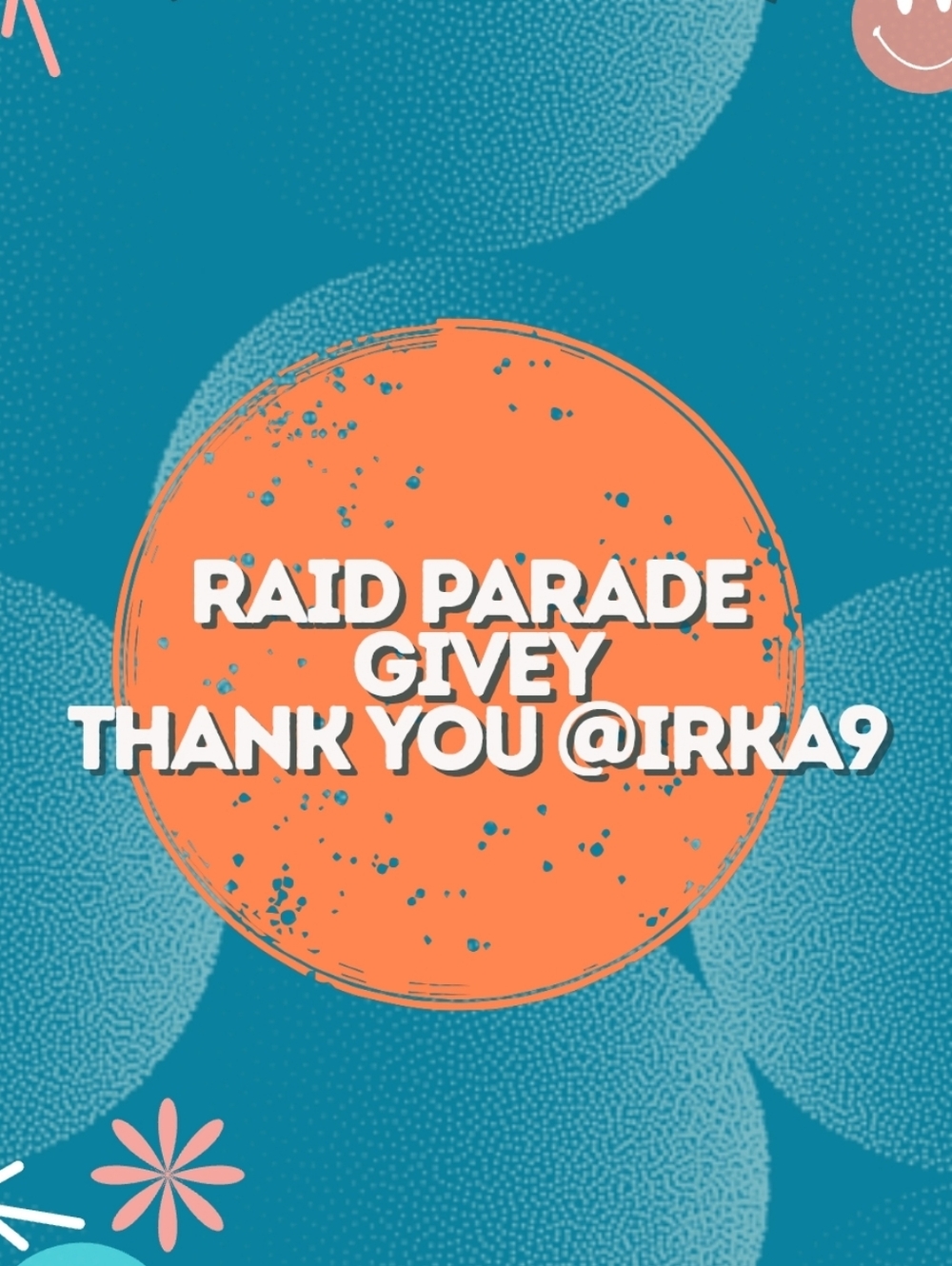 Giveaway From RAID PARADE & Irka9